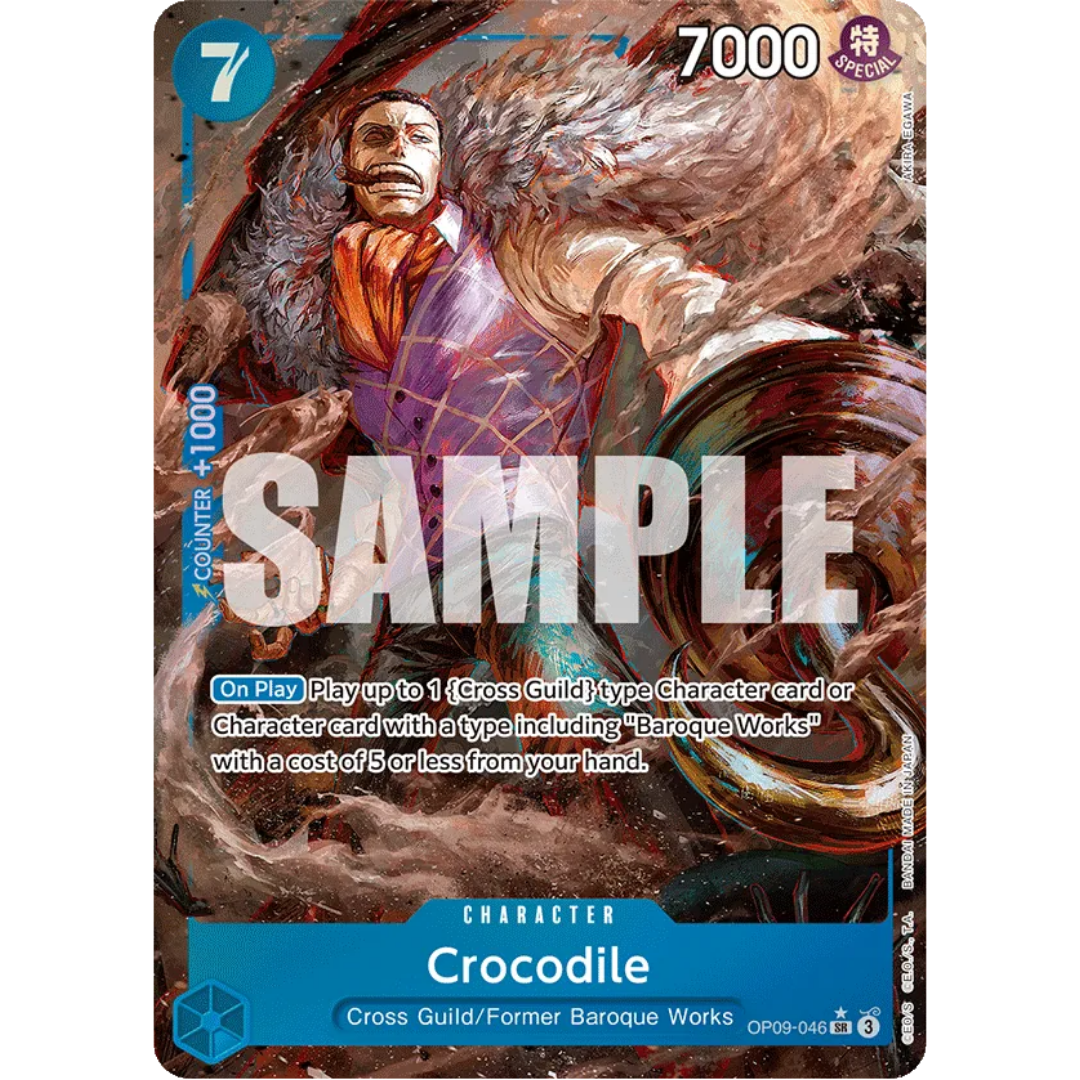 Crocodile (046) (Parallel) (OP09-046) - Emperors in the New World Foil