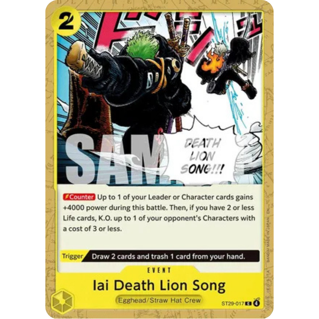 Iai Death Lion Song (ST29-017) - Starter Deck 29: Egghead