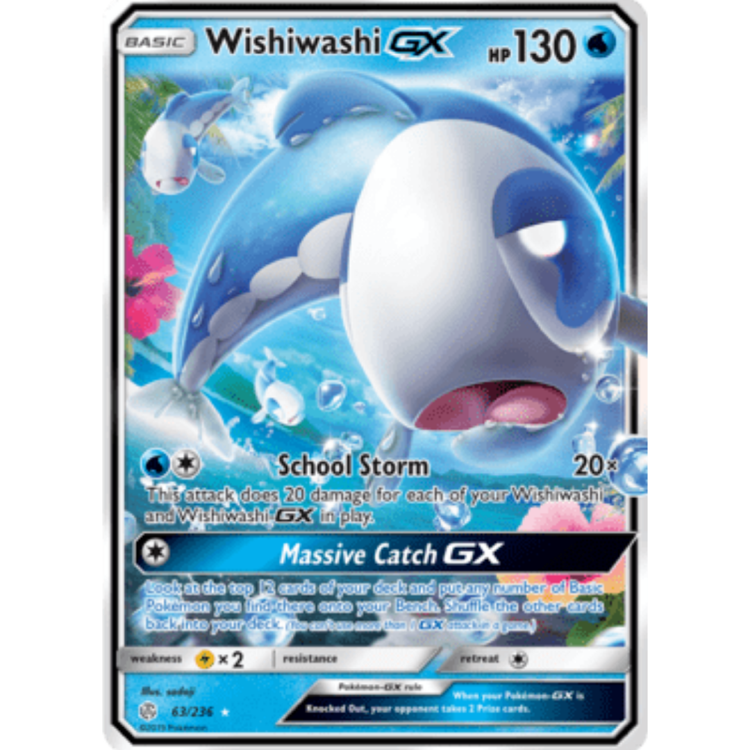 Wishiwashi GX 063/236 - Holofoil SM Cosmic Eclipse - Ultra Rare