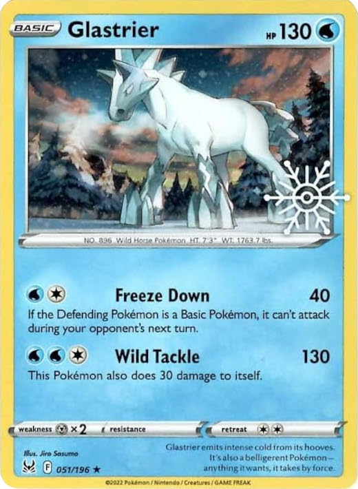 Glastrier 051/196 - Holofoil Miscellaneous Cards & Products - Holo Rare