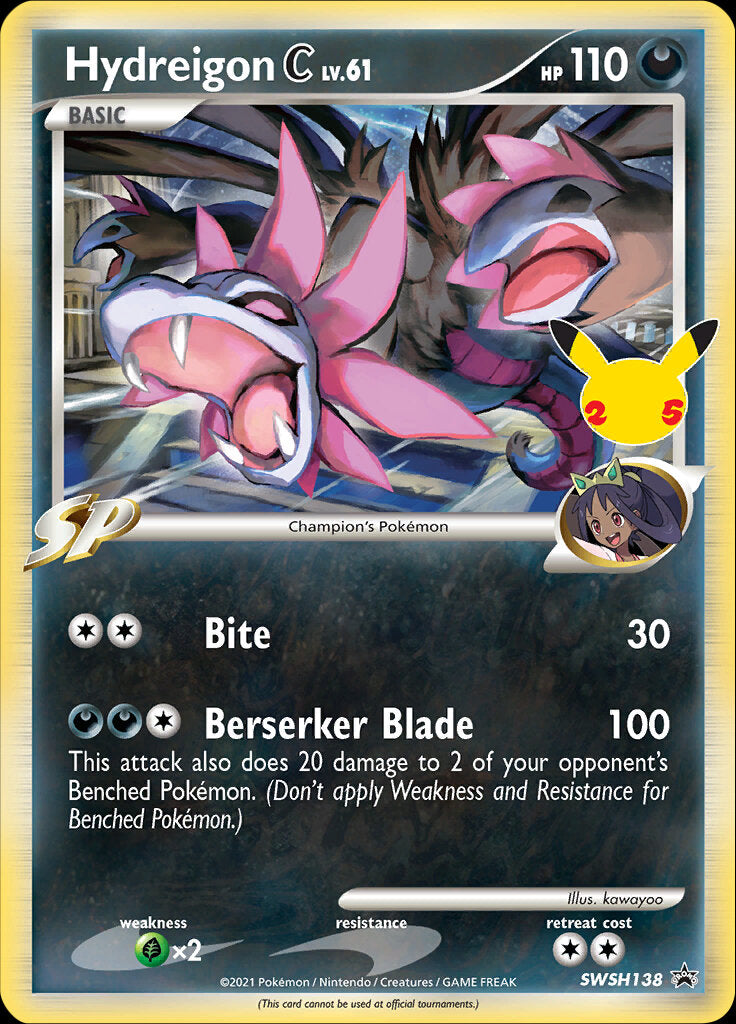 Hydreigon C - SWSH138 Jumbo Cards - Promo