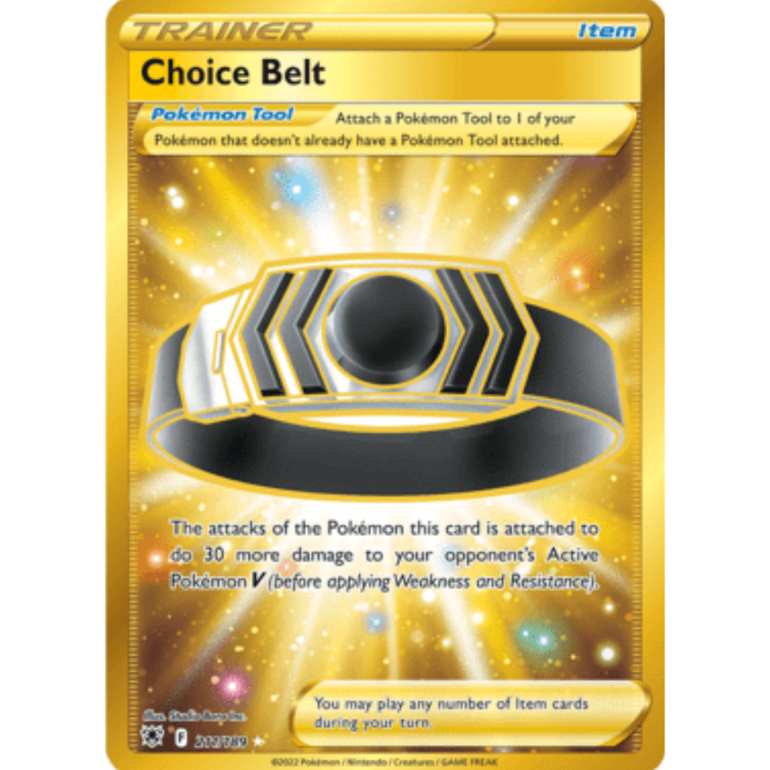 Choice Belt (Secret) 211 - Holofoil SWSH10 Astral Radiance - Secret Rare