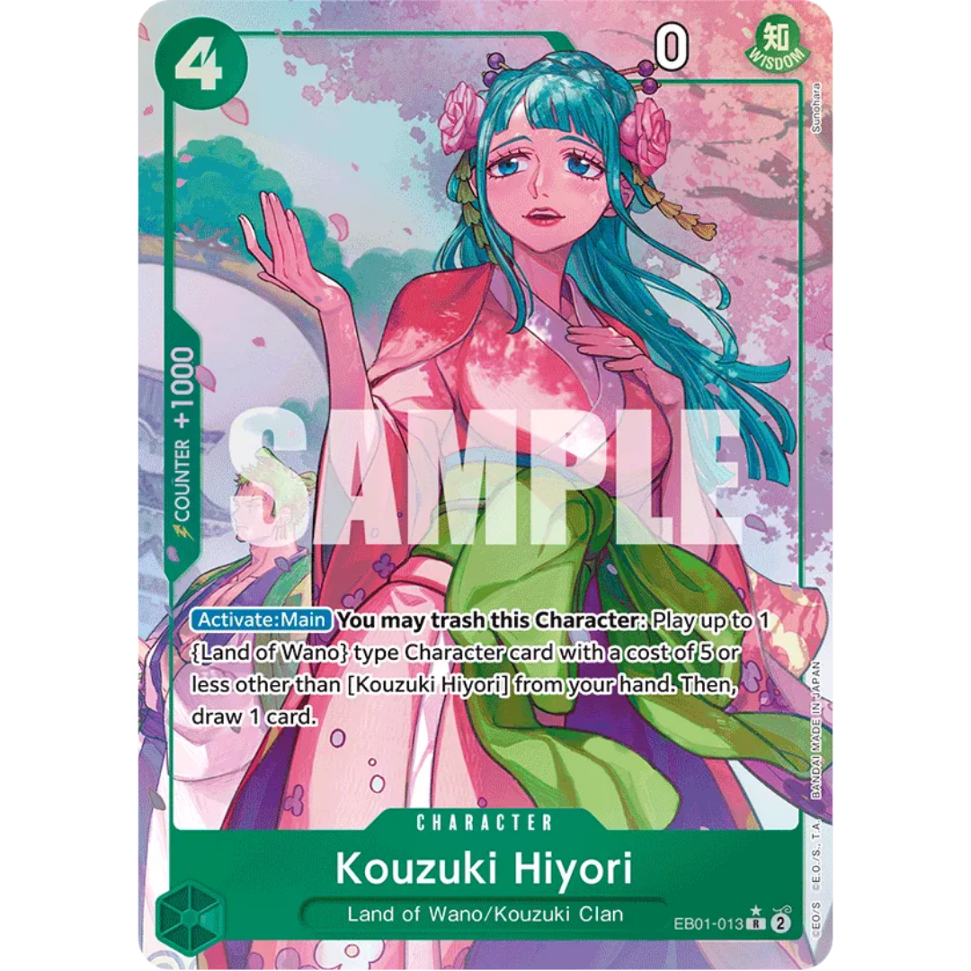 Kouzuki Hiyori (Alternate Art) (EB01-013) - Extra Booster: Memorial Collection Foil