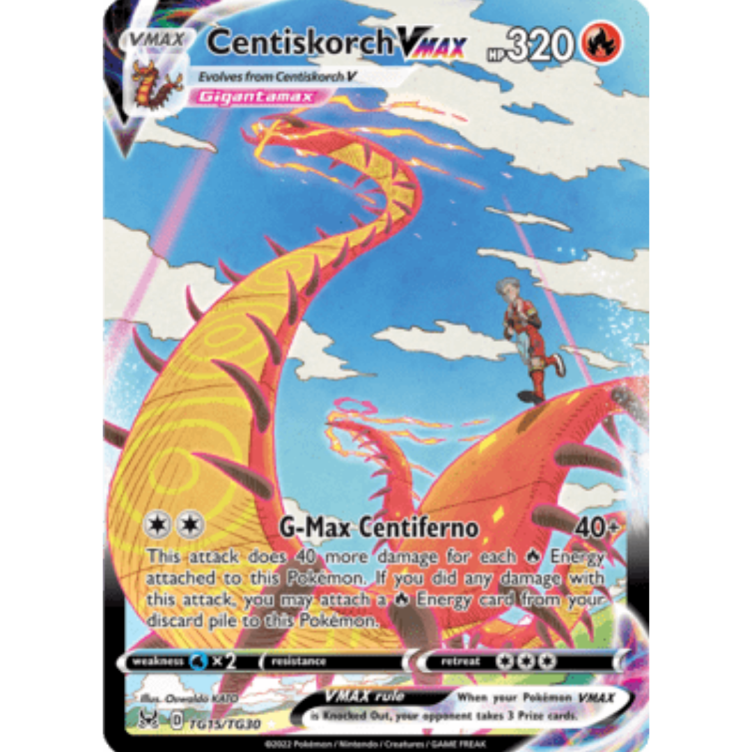 Centiskorch VMAX TG15 - Holofoil SWSH11 Lost Origin Trainer Gallery - Ultra Rare