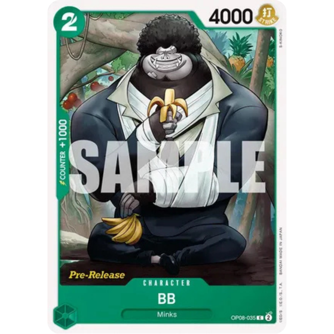 BB (OP08-035) - Two Legends Pre-Release Cards