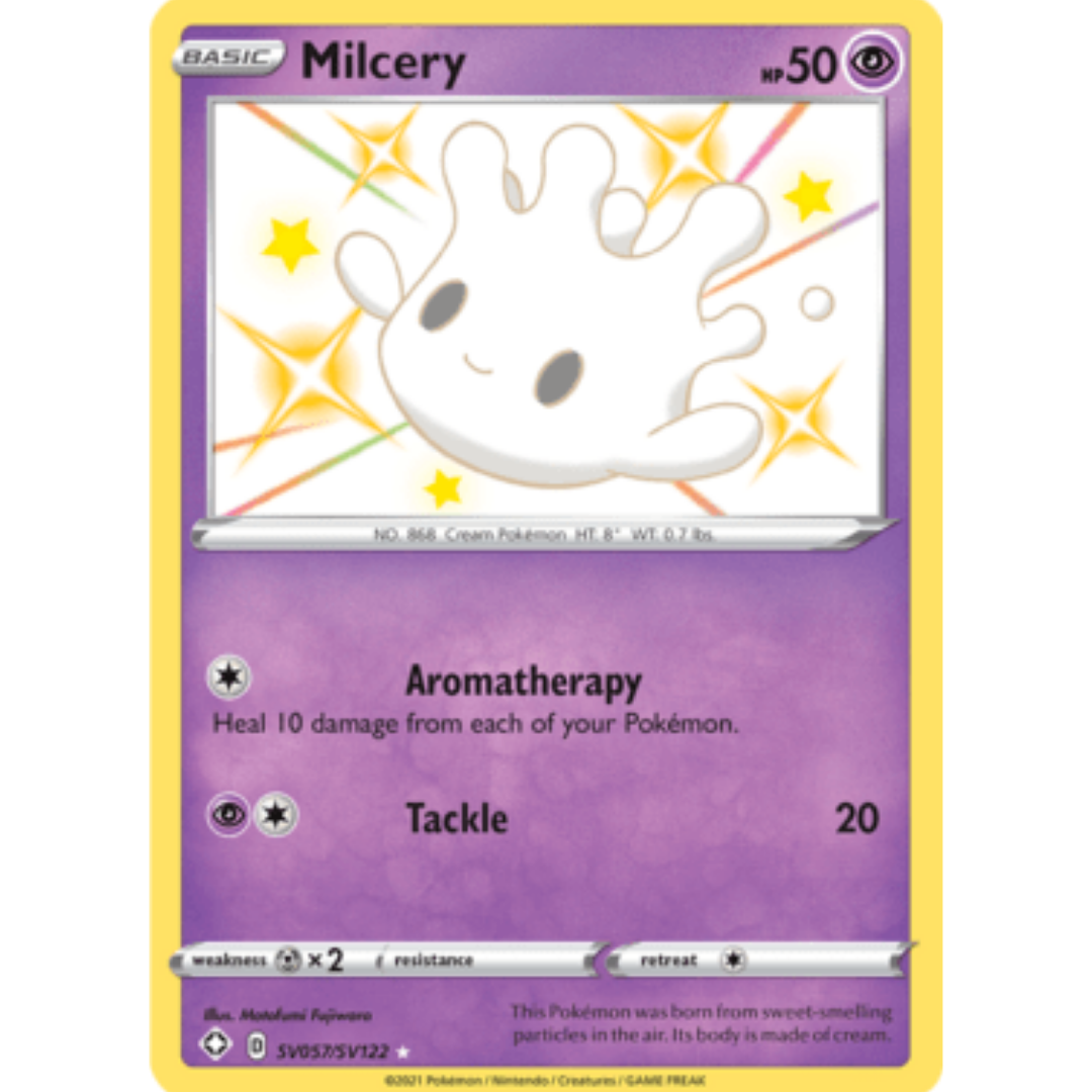Milcery SV057 - Holofoil Shining Fates Shiny Vault - Shiny Holo Rare