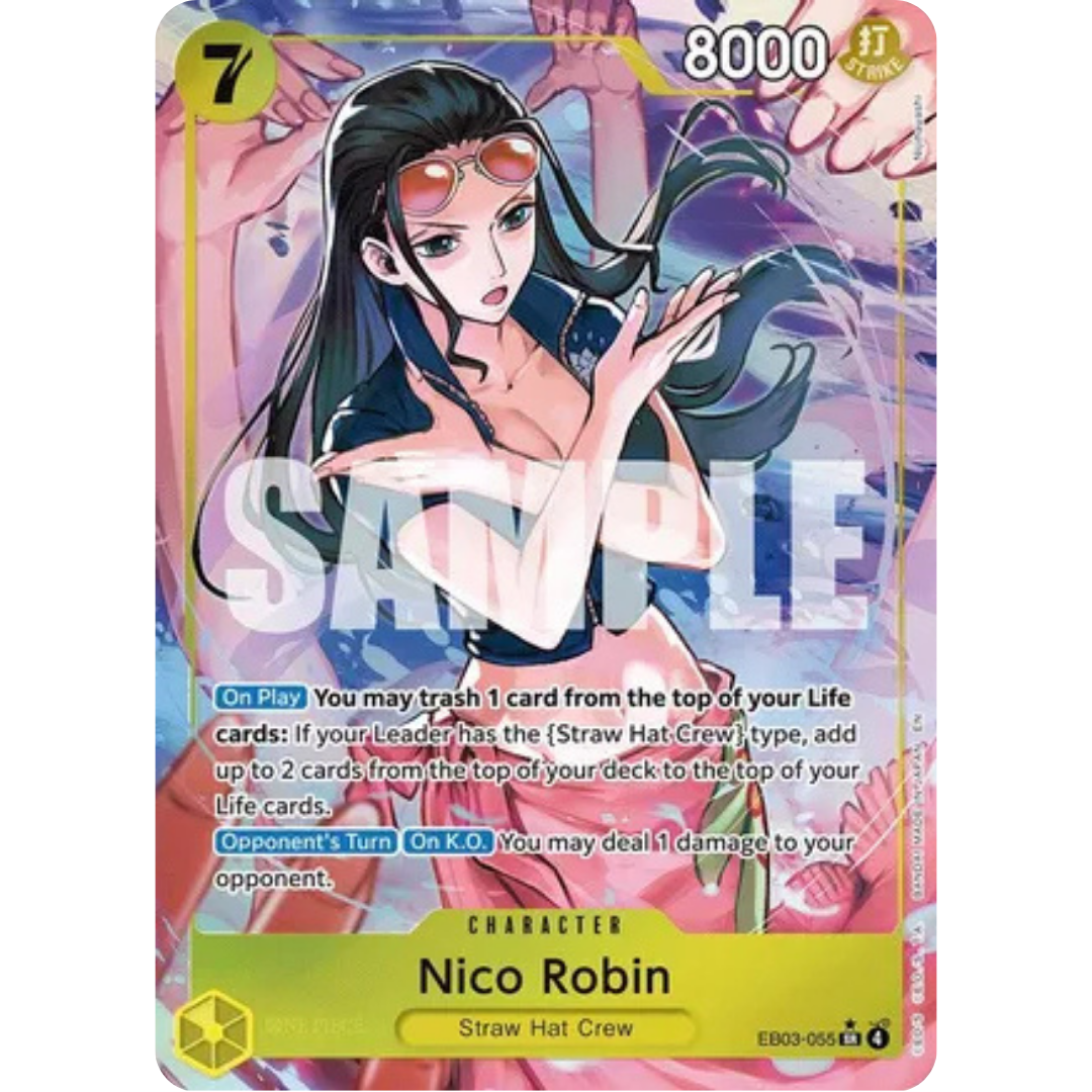 Nico Robin (055) (Alternate Art) (EB03-055) - Extra Booster: One Piece Heroines Edition Foil