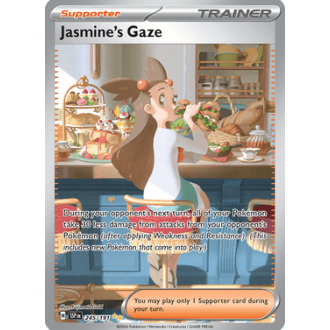 Jasmine's Gaze 245/191 - Holofoil SV08 Surging Sparks - Special Illustration Rare