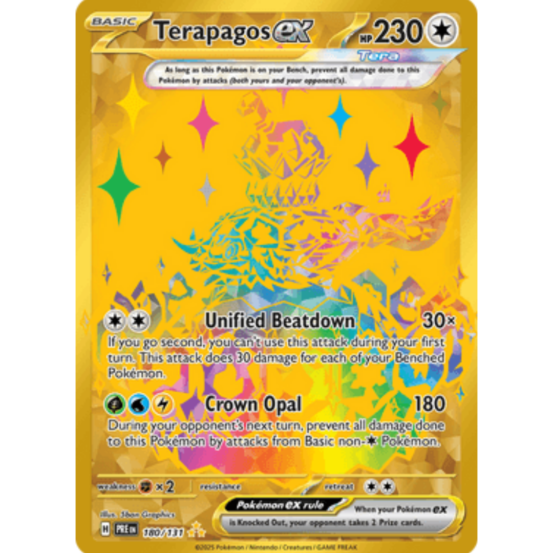 Terapagos ex 180/131 - Holofoil SV Prismatic Evolutions - Hyper Rare