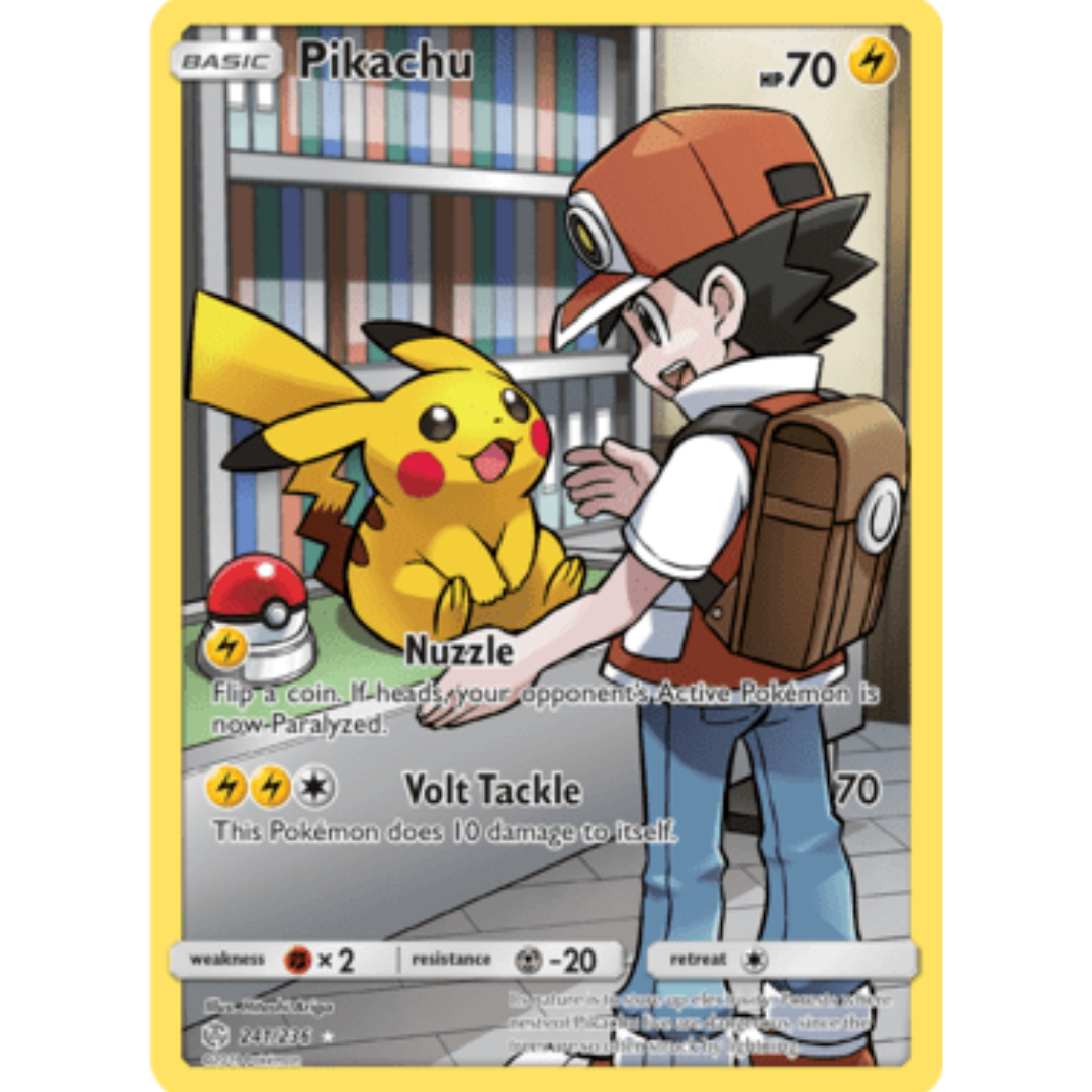 Pikachu (Secret) 241/236 - Holofoil SM Cosmic Eclipse - Secret Rare