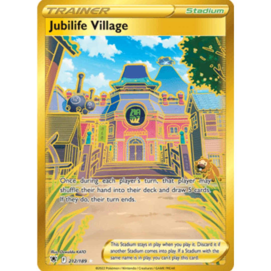 Jubilife Village (Secret) 212 - Holofoil SWSH10 Astral Radiance - Secret Rare