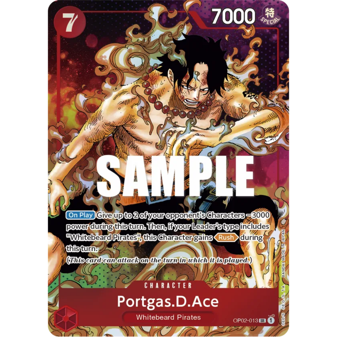 Portgas.D.Ace (Parallel) (OP02-013) - Paramount War Foil