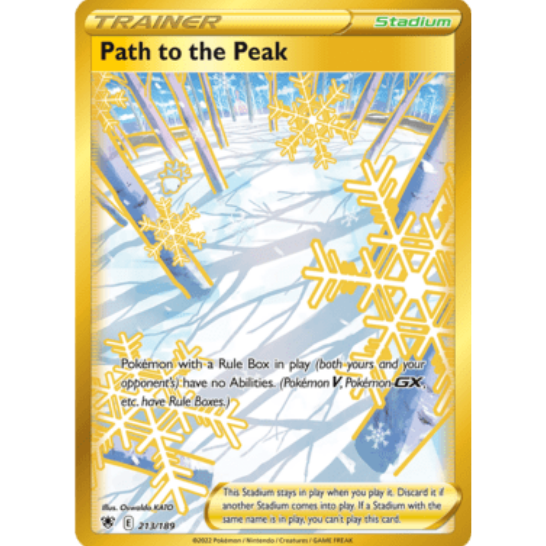 Path to the Peak (Secret) 213 - Holofoil SWSH10 Astral Radiance - Secret Rare