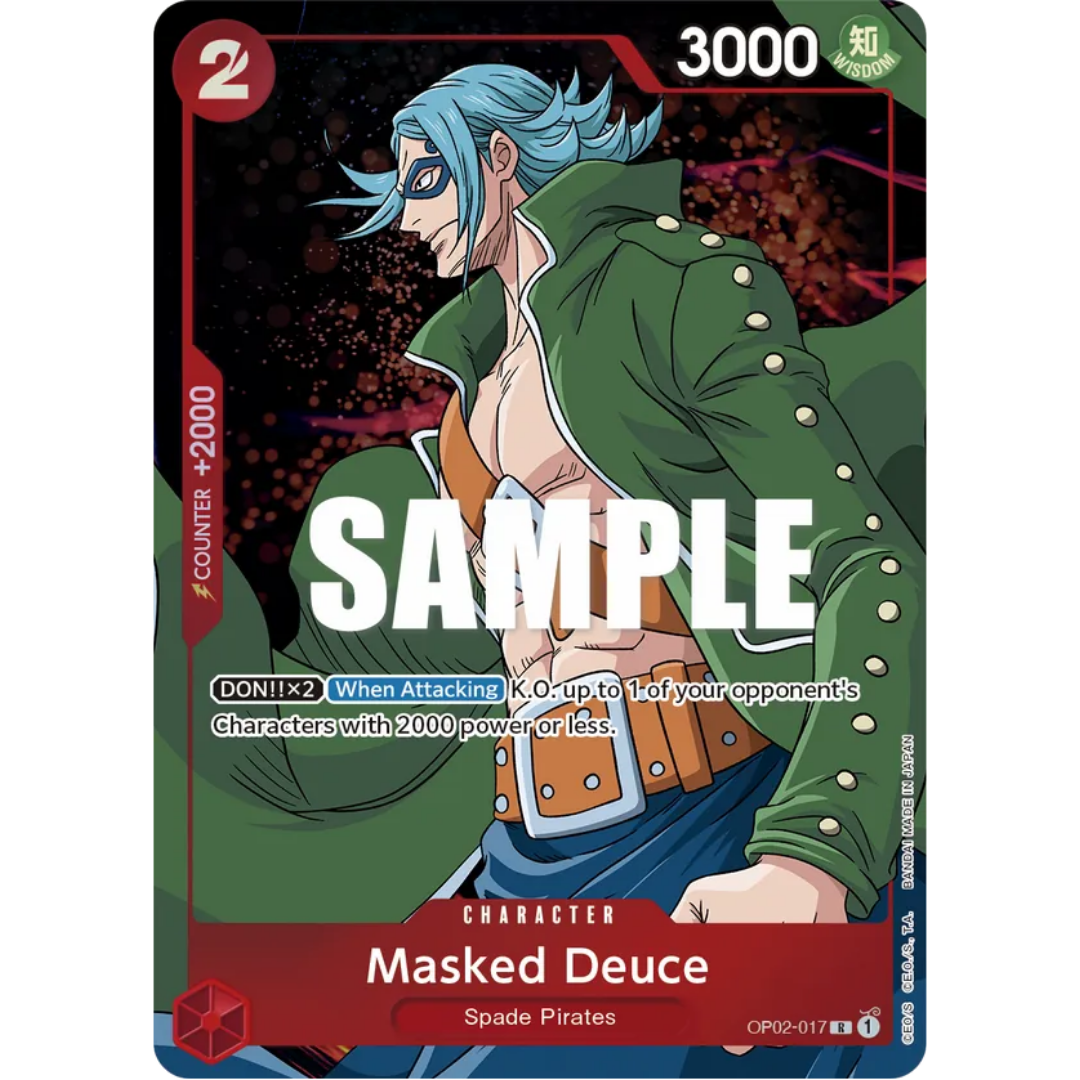 Masked Deuce (Alternate Art) (OP02-017) - Paramount War Foil