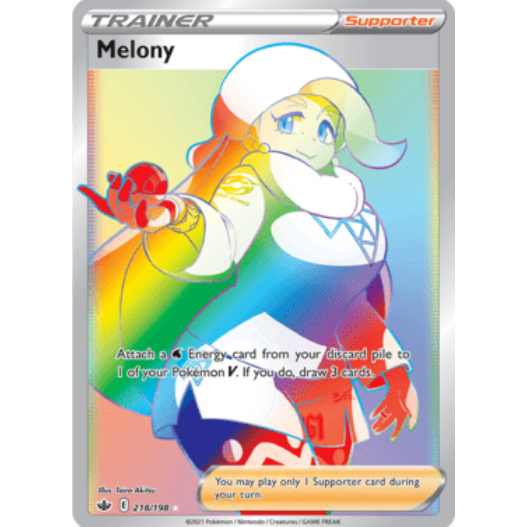 Melony (Secret)/198 - Holofoil SWSH06 Chilling Reign - Secret Rare