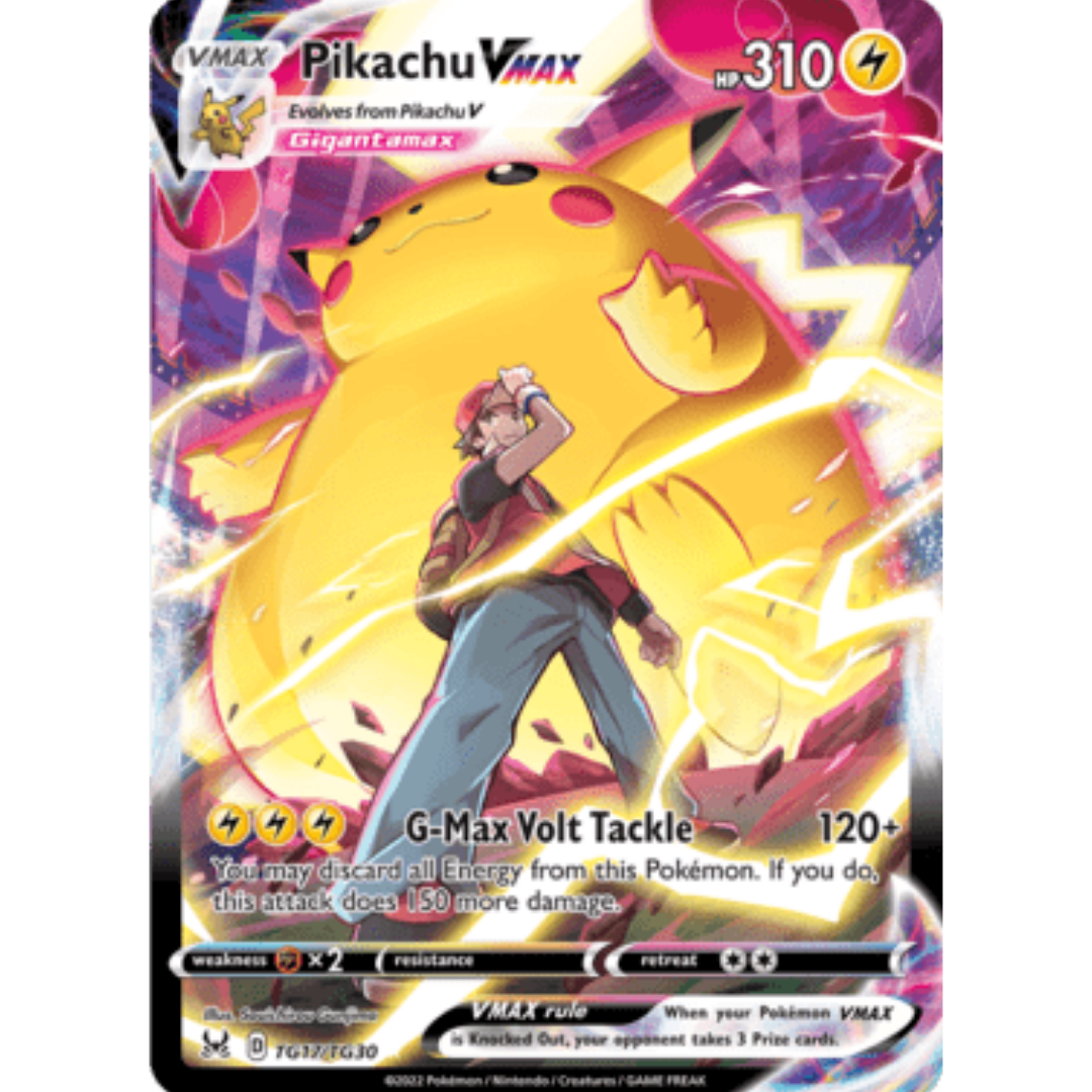 Pikachu VMAX TG17 - Holofoil SWSH11 Lost Origin Trainer Gallery - Ultra Rare