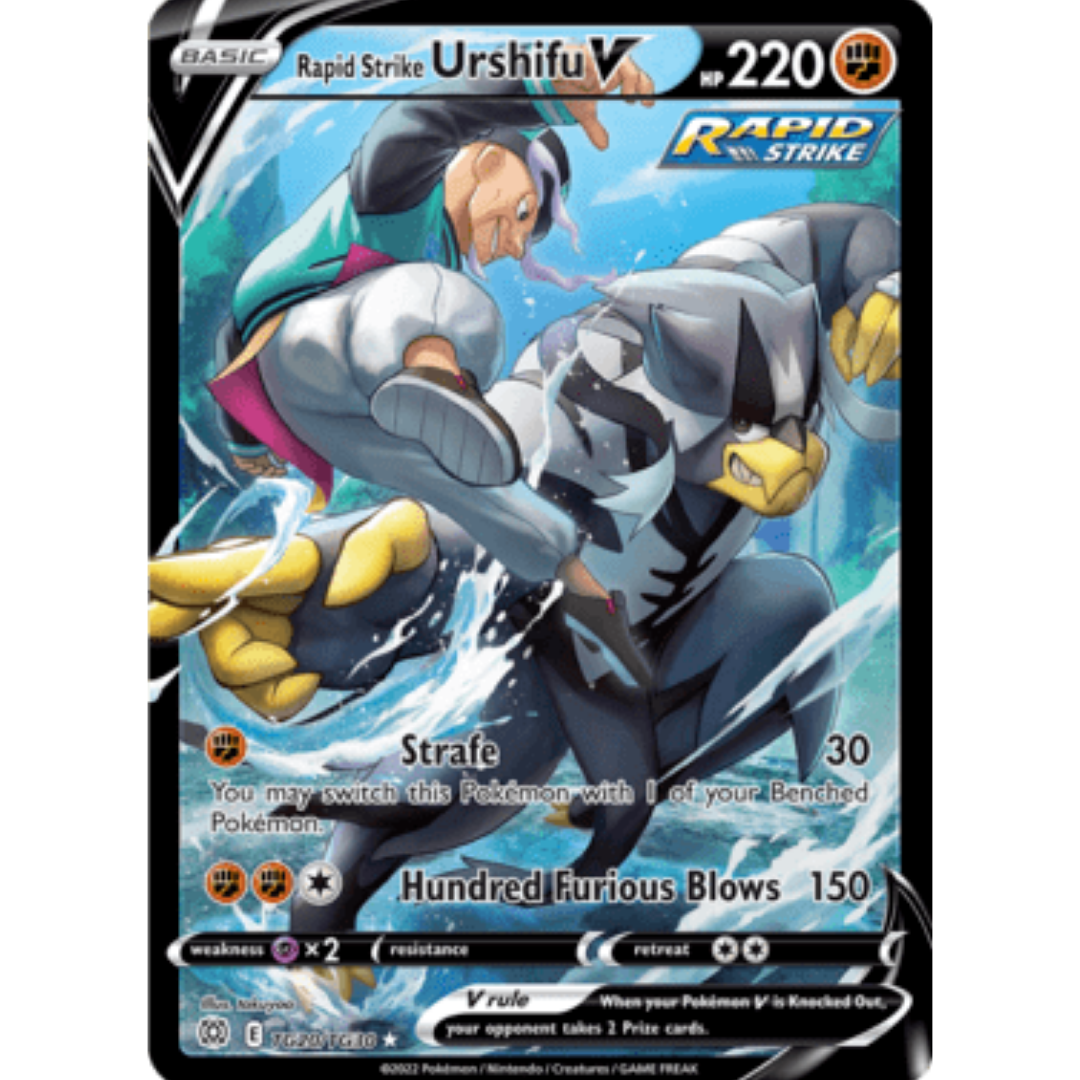 Rapid Strike Urshifu V TG20 - Holofoil SWSH09 Brilliant Stars Trainer Gallery - Ultra Rare