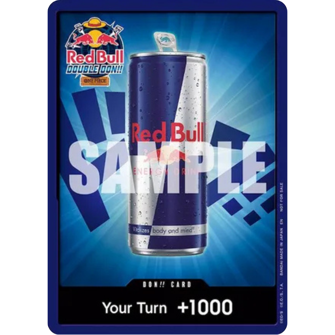 DON!! Card (Red Bull Don!!) - One Piece Promotion Cards Foil