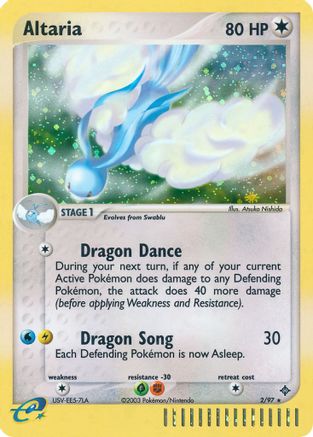 Altaria - Holofoil Dragon - Holo Rare