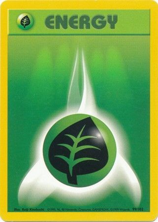 Grass Energy 099/102 Base Set - Common