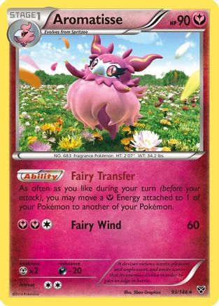 Aromatisse 093/146 - Holofoil XY Base Set - Holo Rare