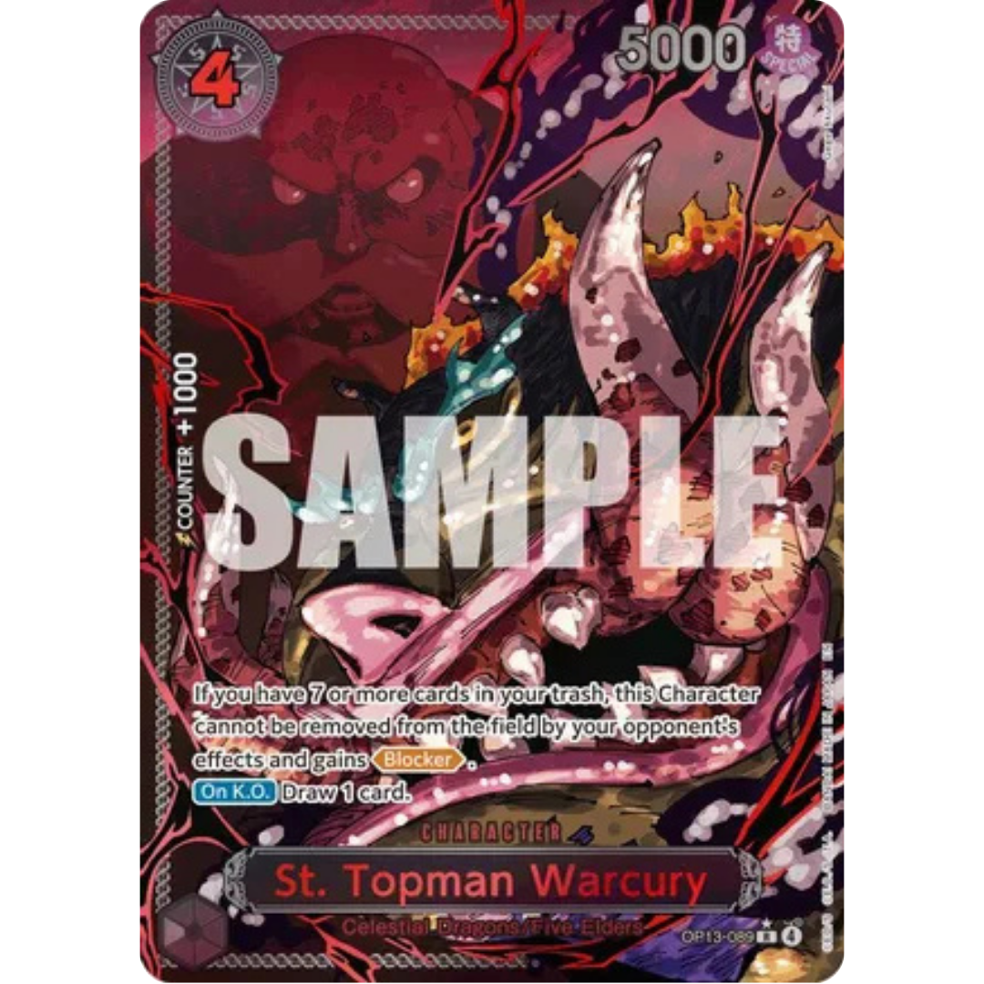 St. Topman Warcury (Parallel) (OP13-089) - Carrying On His Will Foil