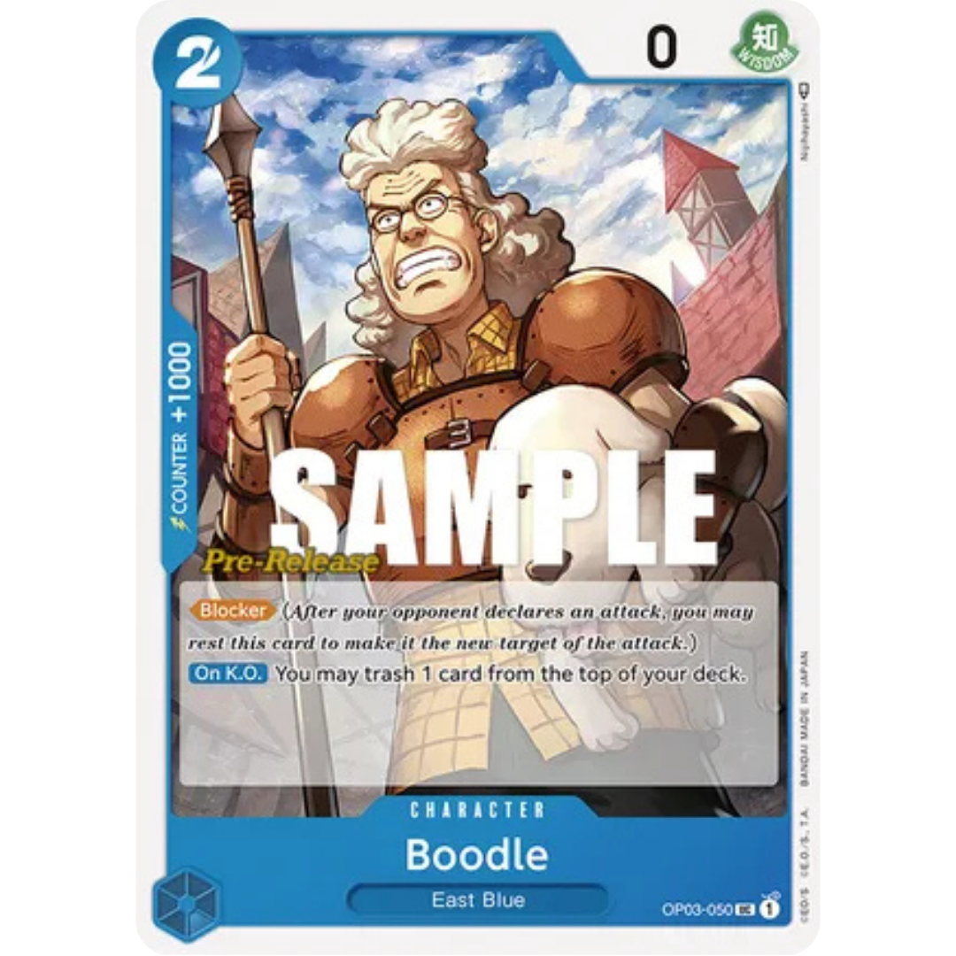 Boodle (OP03-050) - Pillars of Strength Pre-Release Cards