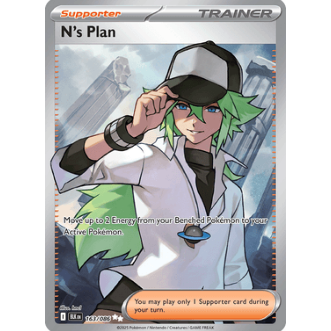 N's Plan 163/086 - Holofoil SV Black Bolt - Ultra Rare