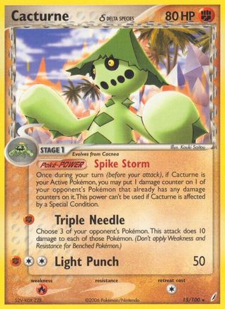 Cacturne (Delta Species)/100 Crystal Guardians - Rare