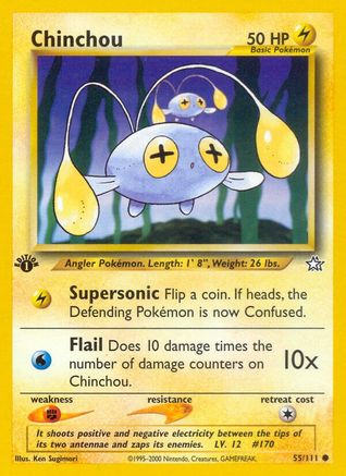 Chinchou 055 - Unlimited Neo Genesis - Common