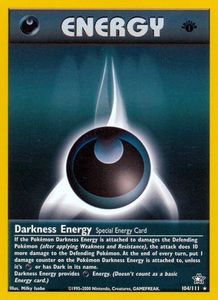 Darkness Energy 104 - Unlimited Neo Genesis - Rare