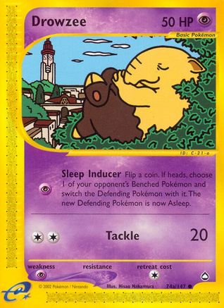 Drowzee (74a) 74a/147 Aquapolis - Common