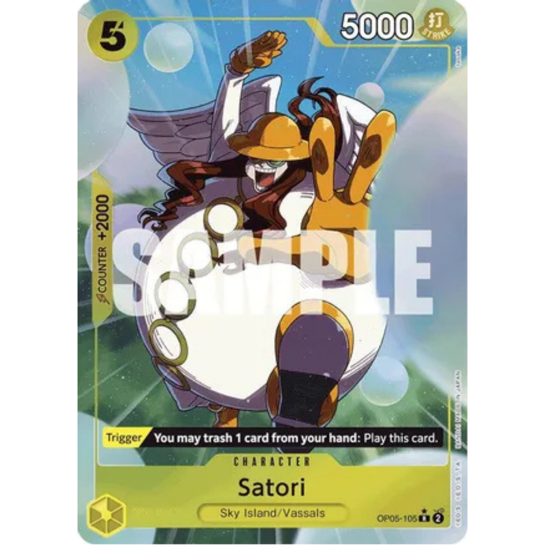 Satori (Alternate Art) (OP05-105) - Premium Booster -The Best- Foil