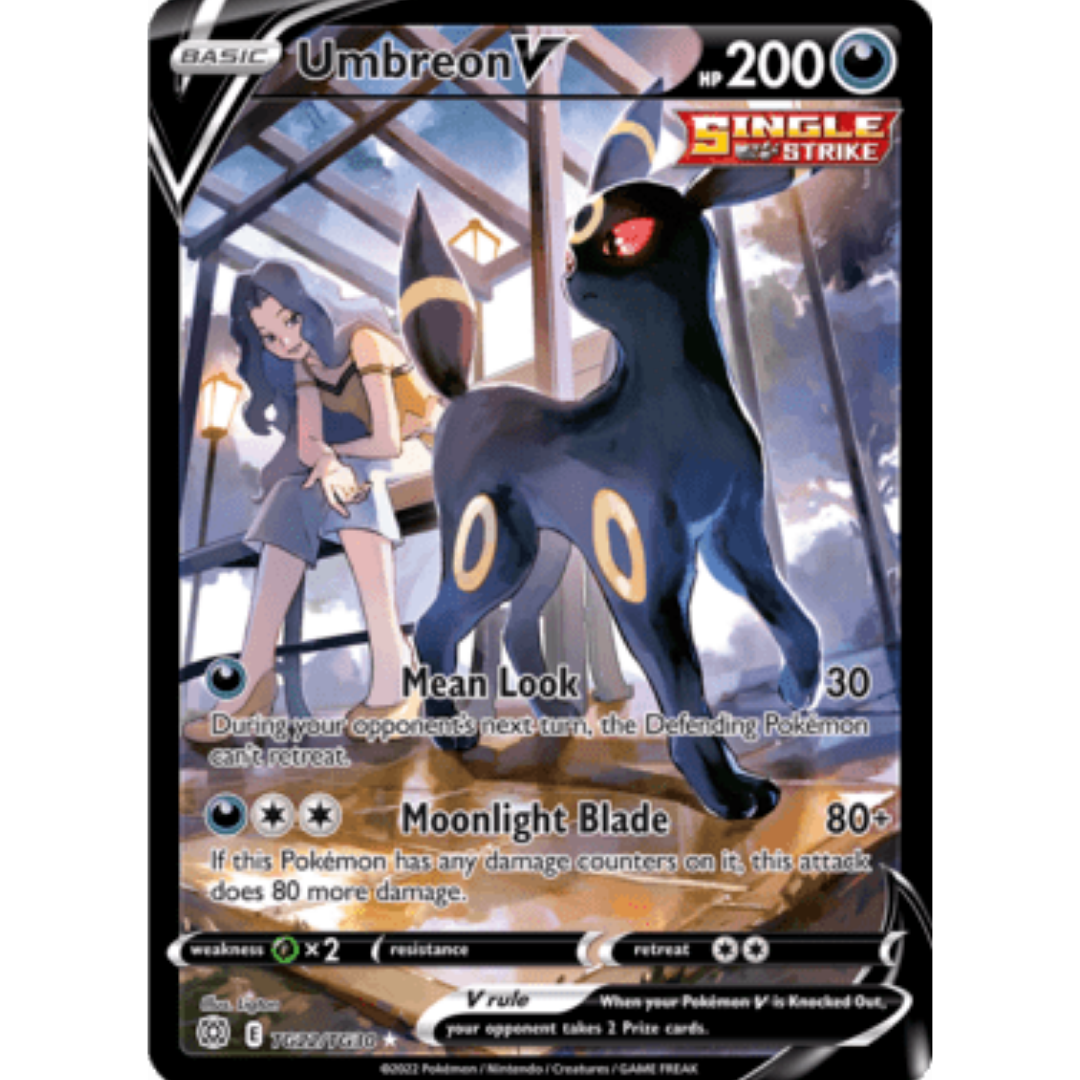 Umbreon V TG22 - Holofoil SWSH09 Brilliant Stars Trainer Gallery - Ultra Rare