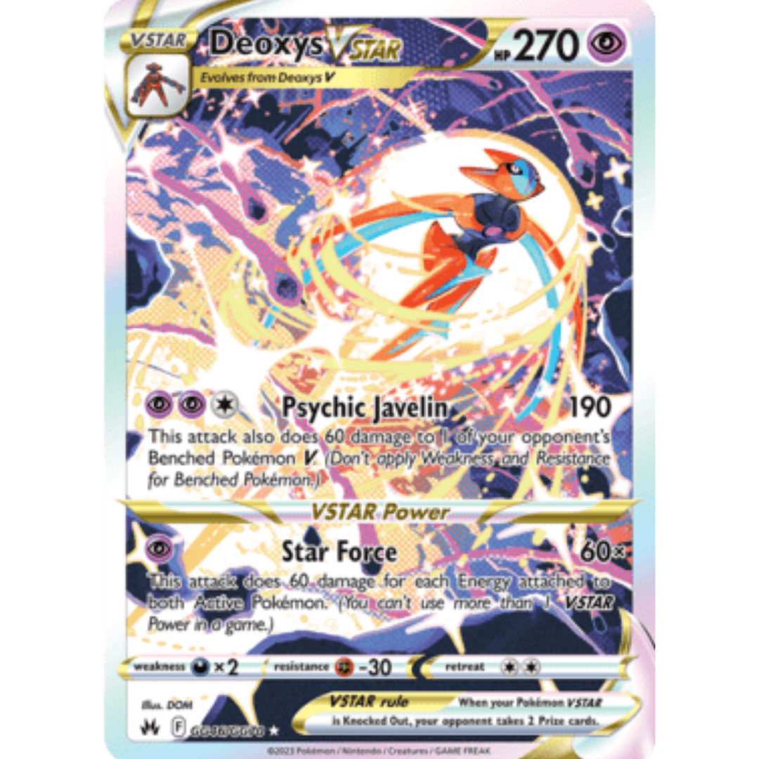 Deoxys VSTAR GG46 - Holofoil SWSH Crown Zenith Galarian Gallery - Ultra Rare