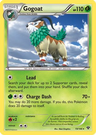 Gogoat/146 - Holofoil XY Base Set - Holo Rare