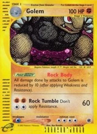 Golem (14) 014 - Holofoil Expedition - Holo Rare