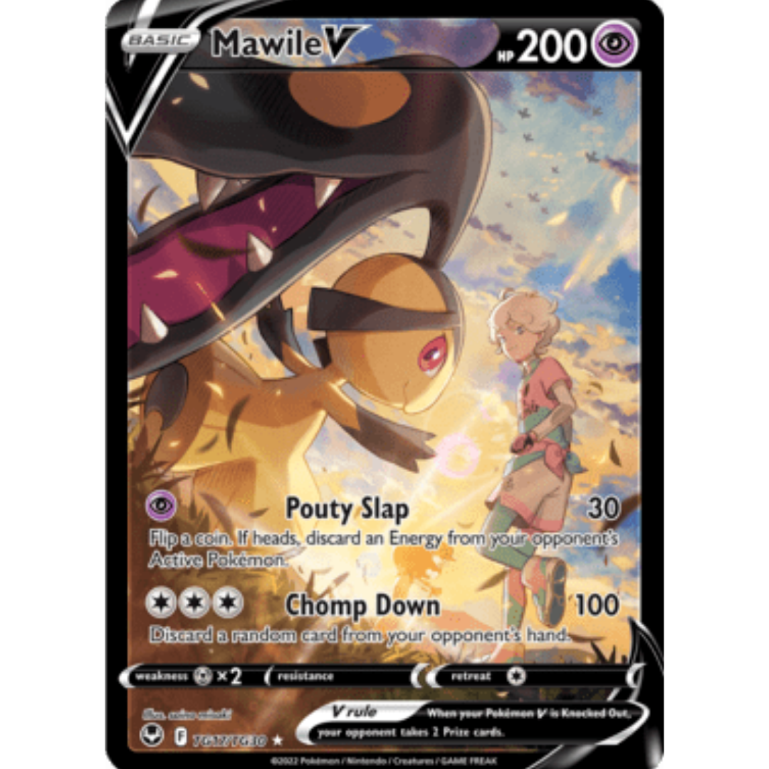 Mawile V TG17 - Holofoil SWSH12 Silver Tempest Trainer Gallery - Ultra Rare
