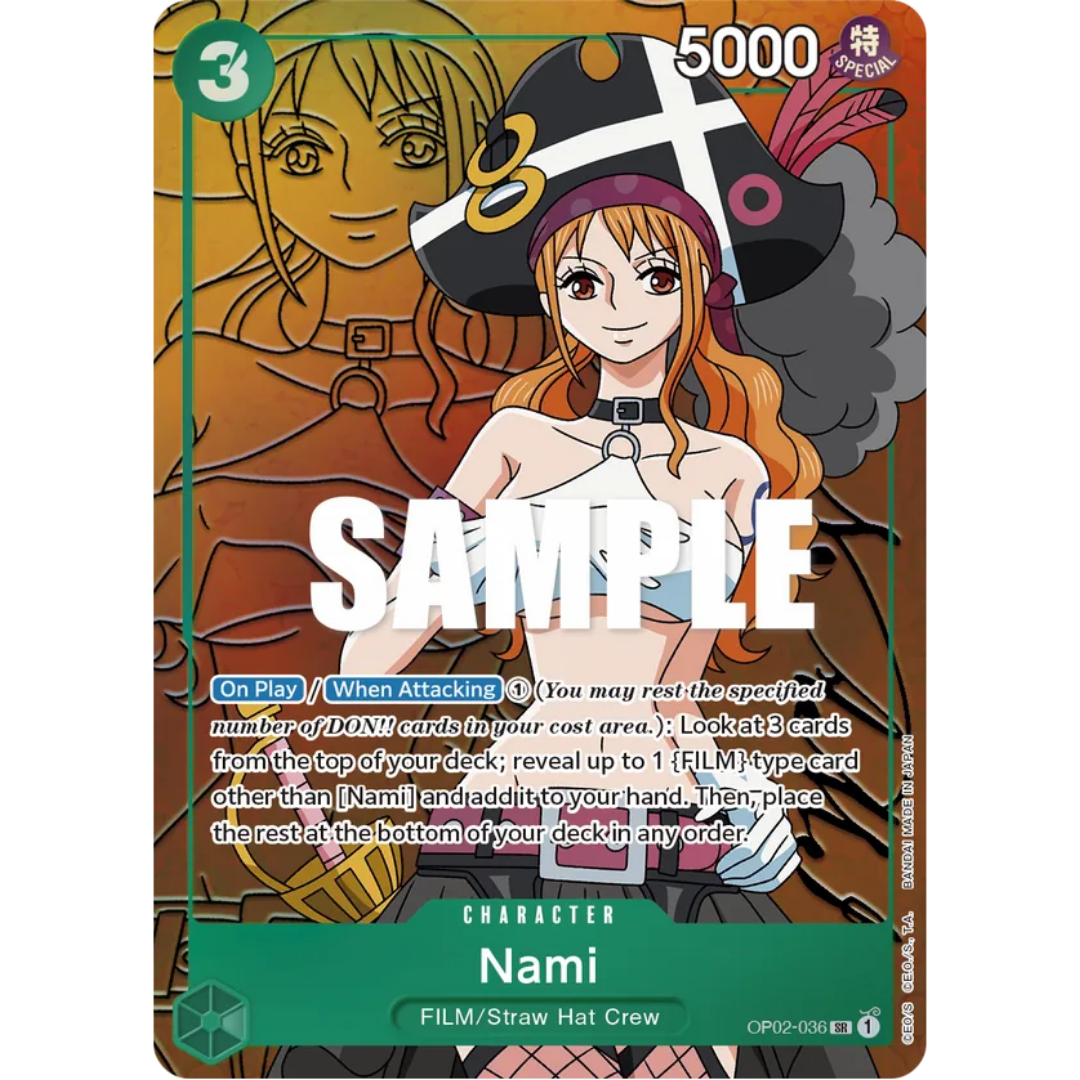 Nami (Alternate Art) (OP02-036) - Paramount War Foil