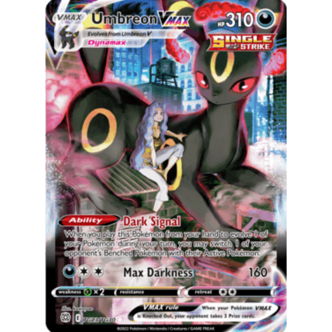 Umbreon VMAX TG23 - Holofoil SWSH09 Brilliant Stars Trainer Gallery - Ultra Rare