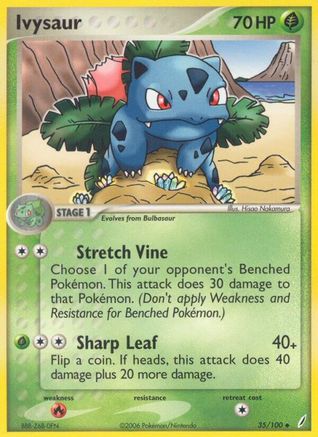 Ivysaur - 035/100/100 Crystal Guardians - Uncommon