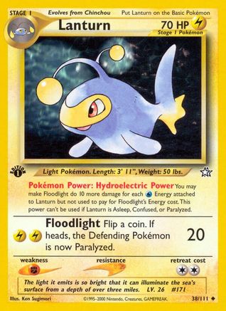 Lanturn 038 - 1st Edition Neo Genesis - Uncommon
