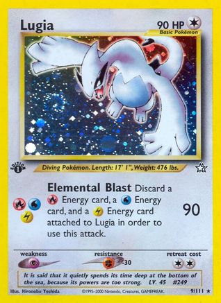 Lugia/111 - 1st Edition Holofoil Neo Genesis - Holo Rare