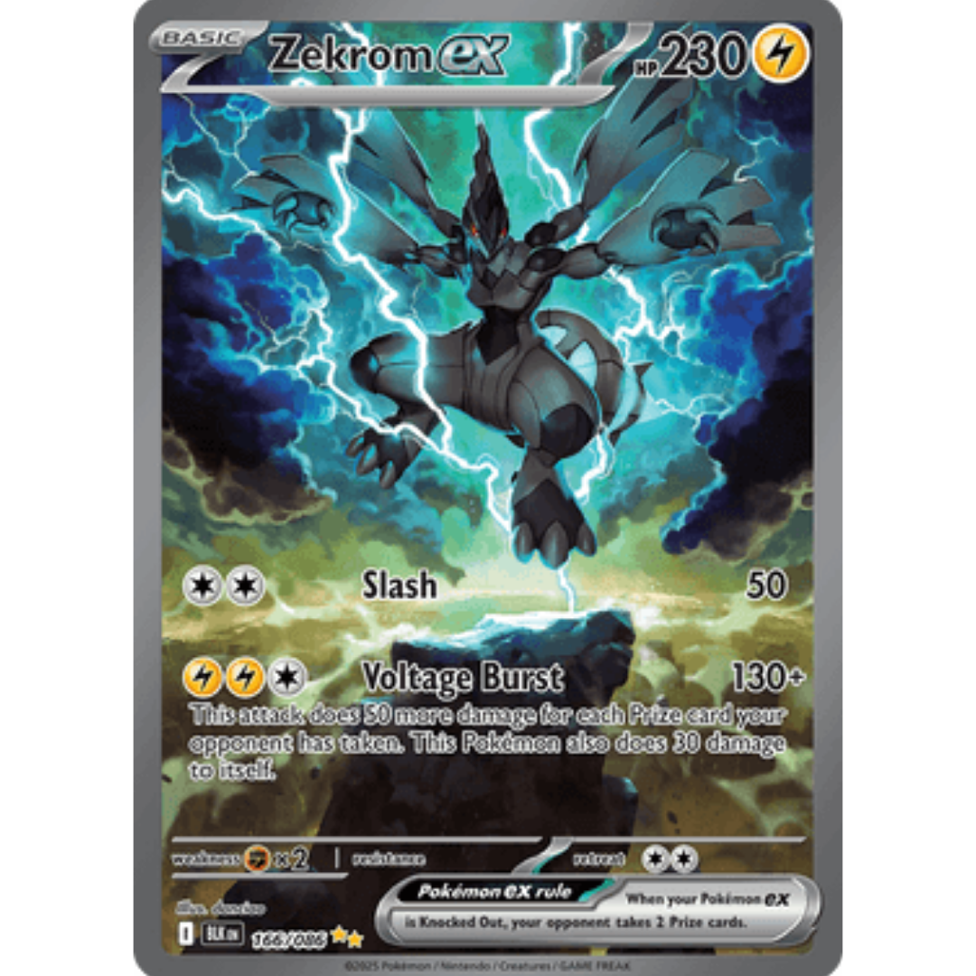 Zekrom ex 166/086 - Holofoil SV Black Bolt - Special Illustration Rare