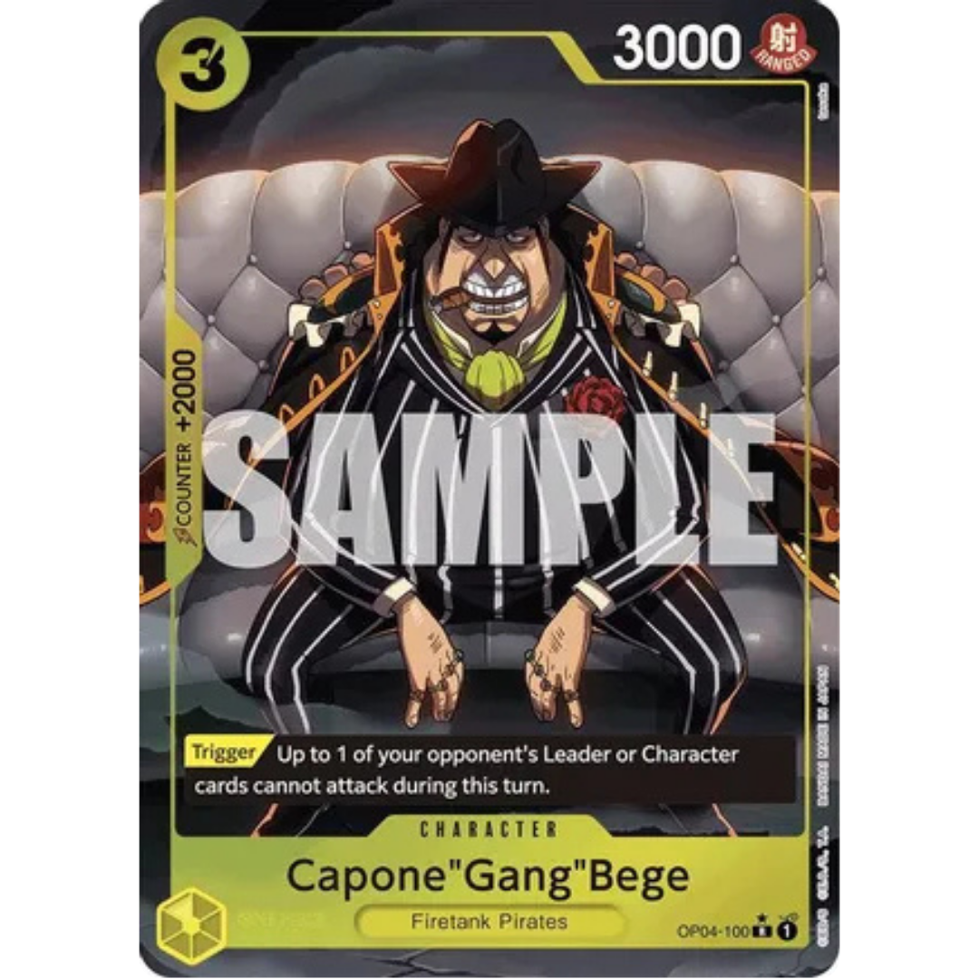Capone"Gang"Bege (OP04-100) (Alternate Art) (OP04-100) - Premium Booster -The Best- Foil