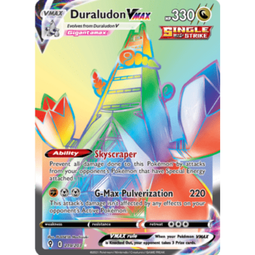 Duraludon VMAX (Secret) 219 - Holofoil SWSH07 Evolving Skies - Secret Rare