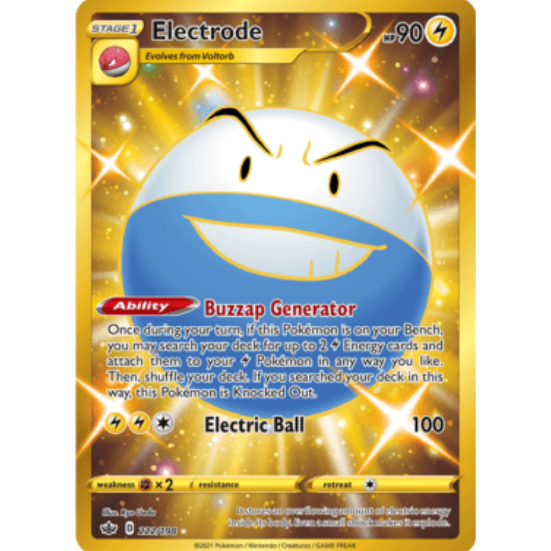 Electrode (Secret) 222 - Holofoil SWSH06 Chilling Reign - Secret Rare