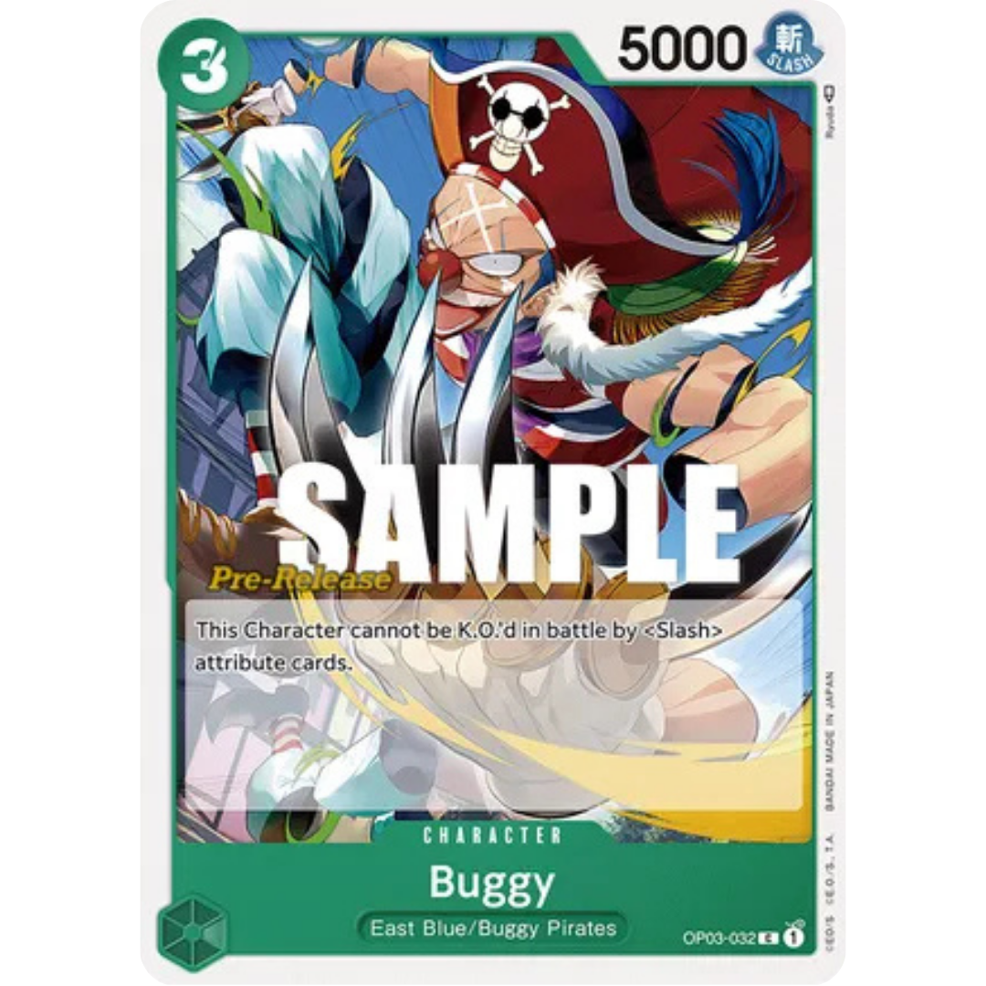 Buggy (032) (OP03-032) - Pillars of Strength Pre-Release Cards