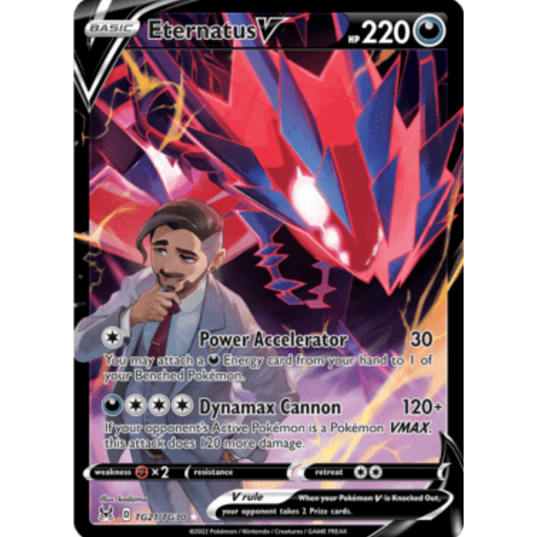 Eternatus V TG21 - Holofoil SWSH11 Lost Origin Trainer Gallery - Ultra Rare