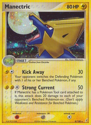 Manectric 008 - Holofoil Crystal Guardians - Holo Rare